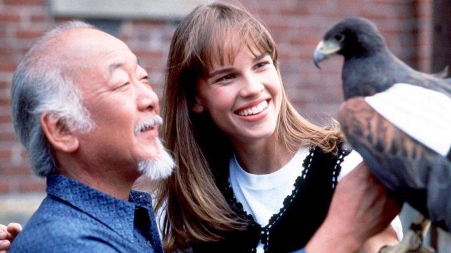 Swank protagonizó junto a Pat Morita la película de 1994 The Next Karate Kid.