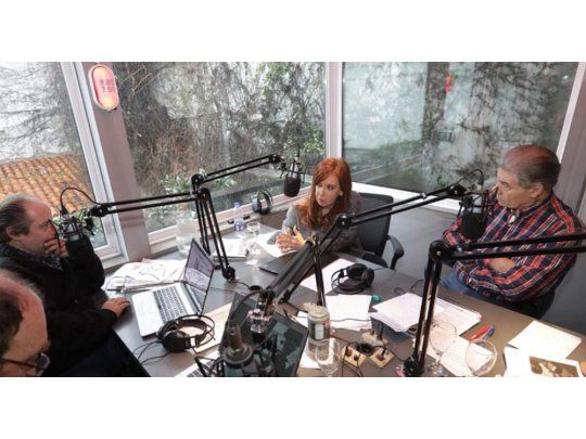 Cristina de Kirchner visitó a Víctor Hugo Morales en la radio AM 750.