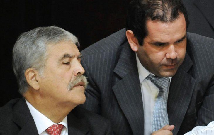 José María Olasagasti, junto a Julio De Vido.