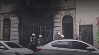 Se incendió un edificio en Balvanera.&nbsp;