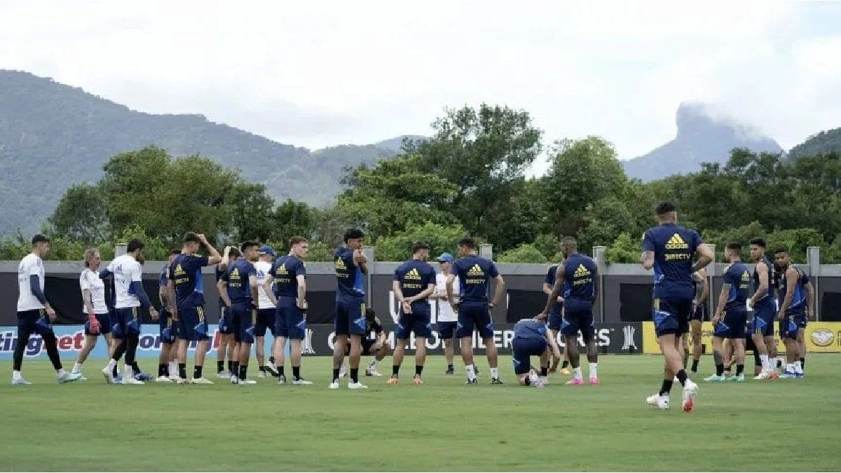 The Boca formation that Almirón tried for the Copa Libertadores final