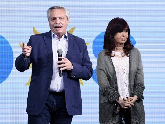 Alberto Fernández y Cristina Fernándes de Kirchner.