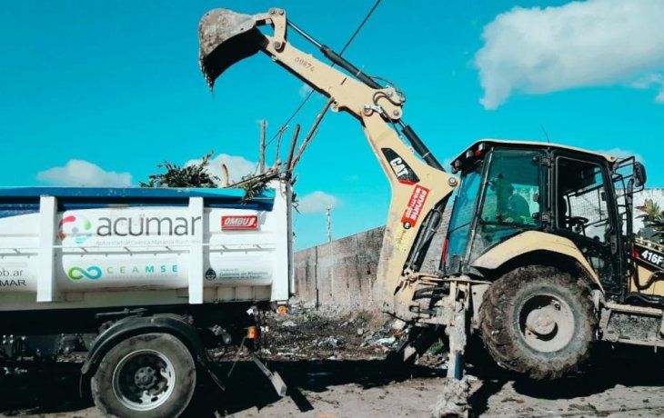 riachuelo: ya se recolectaron 3.200 toneladas de basura en lo que va del ano