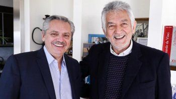 Alberto Fernández junto a Alberto Rodríguez Saá.