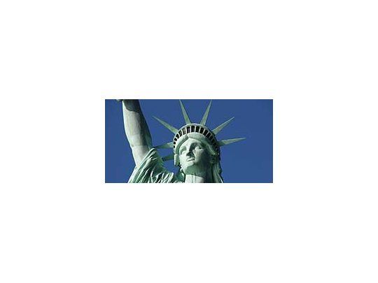 La Estatua de la Libertad es un símbolo de EEUU.