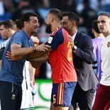 Lionel Scaloni intenta calmar las aguas sobre el final del partido Lionel Scaloni intenta calmar las aguas sobre el final del partido