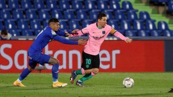 Messi tuvo una tarde para el olvido y Barcelona no pudo con Getafe.