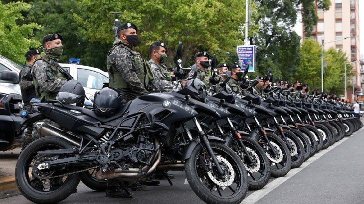 El plan de seguridad prevé la incorporación de 30 motos para reforzar las tareas de patrullaje de la Policía de la provincia de Buenos Aires en La Matanza.