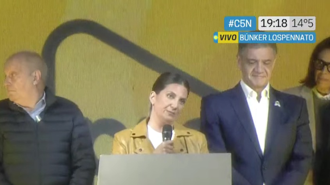 Lospennato fue la primera en hablar de los candidatos porteños.
