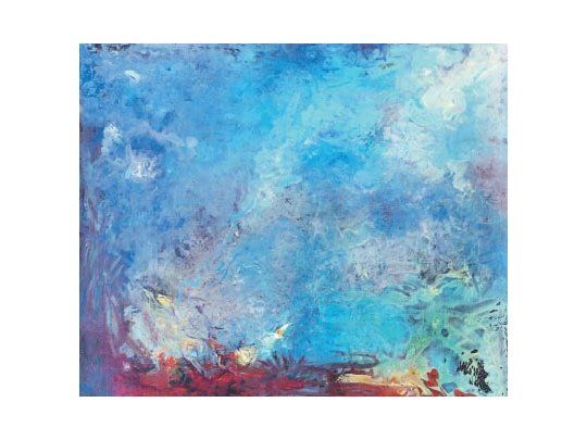 Con una nueva decena de grandes pinturas, Prior, figura ineludible de la década del 80, explora el universo de las aguas al igual que en su muestra anterior, donde también se cruzaban la música y la historia del arte.