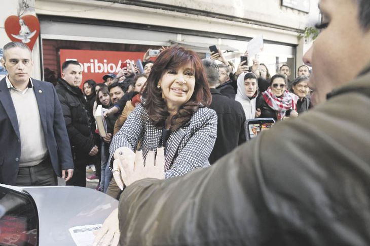 Vigilia. Cristina de Kirchner