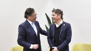 Gustavo Petro y Axel Kicillof se reunieron en España. Gustavo Petro y Axel Kicillof se reunieron en España.