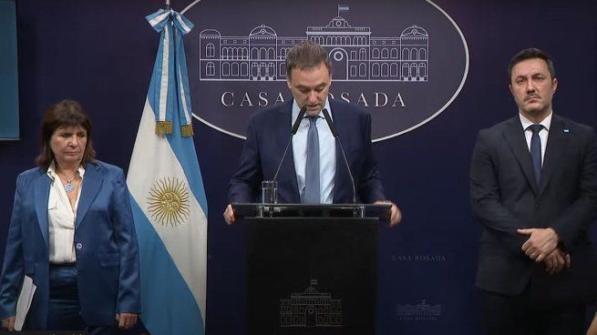 La conferencia de prensa se llevó a cabo en Casa Rosada.