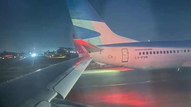 Dos aviones chocaron en Chile.