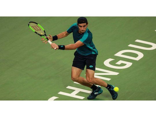 Pella sigue avanzando en Chengdu y quiere seguir mejorando tras el duro revés en la Davis (Foto sitio oficial de la ATP).
