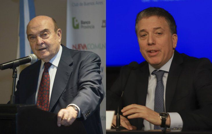 Domingo Cavallo y Nicolás Dujovne.