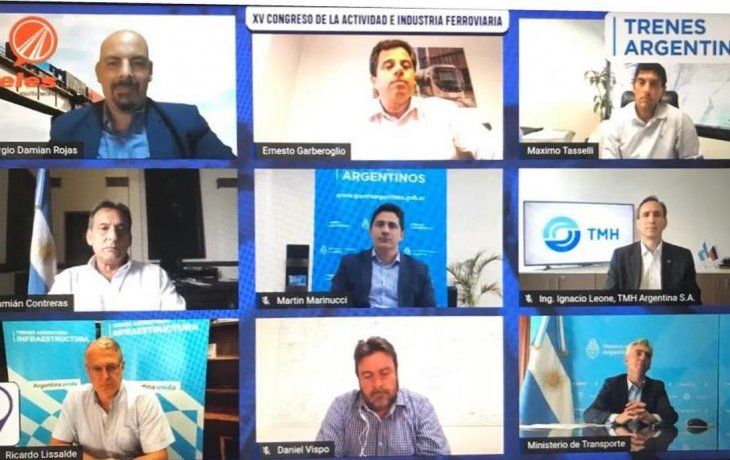 meoni se comprometio con la recuperacion de los ferrocarriles en el pais