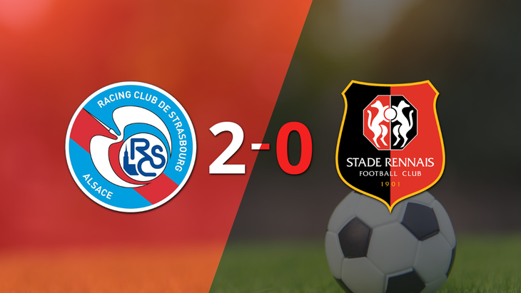 RC Strasbourg dominó a Stade Rennes con un 2-0 en un partido electrizante