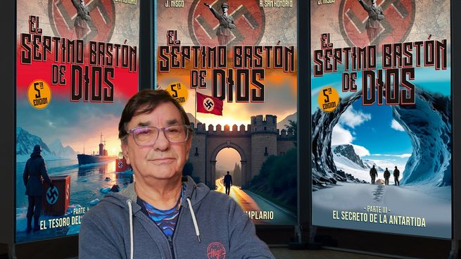 Jorge Nisco editó la trilogía de “El Séptimo Bastón de Dios” en inglés y castellano y estrenó dos booktrailers en IA. 