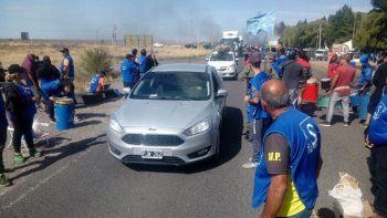 Reclamo con piquetes