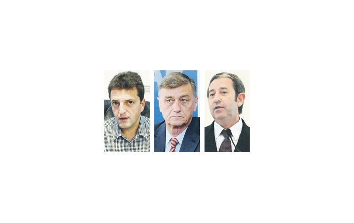 ámbito.com | Sergio Massa, Hermes Binner, Julio Cobos