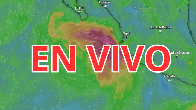 Trayectoria en vivo de la tormenta tropical Vance.