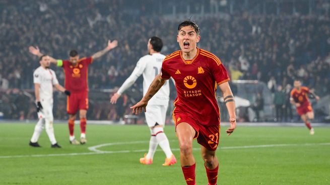 Dybala marcó el segundo tanto de la clasificación de la Roma.