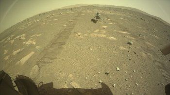 Se deterctó un posible problema técnico en los motores del Ingenuity.