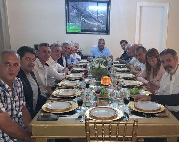 Claudio Tapia recibió a 14 presidentes de clubes de Primera en su casa.&nbsp;