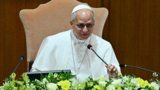 El papa León XIV durante la presentación de Magnifica Humanitas, su primera encíclica, firmada el 15 de mayo en el 135.º aniversario de la Rerum Novarum de León XIII El papa León XIV durante la presentación de Magnifica Humanitas, su primera encíclica, firmada el 15 de mayo en el 135.º aniversario de la Rerum Novarum de León XIII