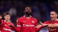 Álvaro Angulo anotó el gol que envió a Independiente a las semis del Torneo Apertura.