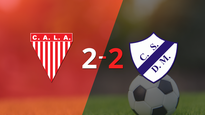 los andes y dep. merlo igualaron 2 a 2