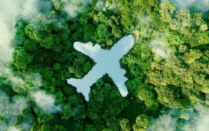 aviacion sustentable: como es el combustible que contribuiria a lograr emisiones cero en 2050