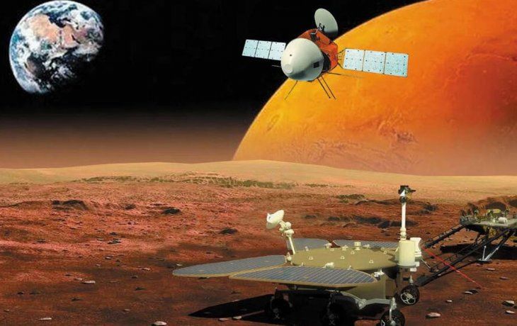 China colocó una sonda en Marte y dio otro paso en la carrera espacial