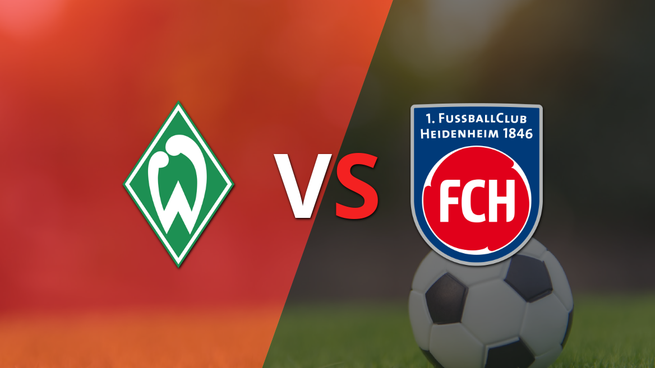 Arrancan las acciones del duelo entre Werder Bremen y Heidenheim
