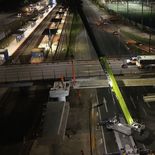 Autopistas Urbanas (AUSA) lleva adelante la obra de reconstrucción del cruce vial. Autopistas Urbanas (AUSA) lleva adelante la obra de reconstrucción del cruce vial.