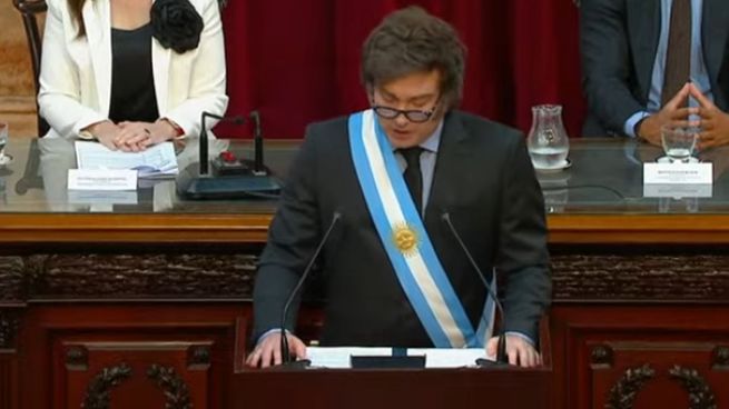 El presidente Javier Milei.