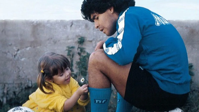 Dalma es la hija mayor de Diego Maradona.