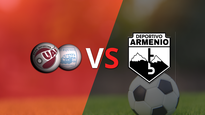 dep. armenio y uai urquiza empatan 1-1 y se van al descanso