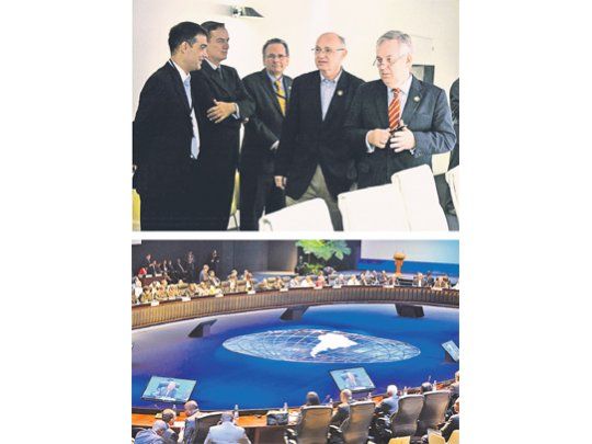 Terminó ayer la Cumbre de la CELAC en La Habana, Cuba. Fue el día de la negociación final de la redacción del documento que cerró ese encuentro. Luis Alberto Figueiredo, canciller de Brasil, Héctor Timerman de la Argentina, celebrando al final del día.