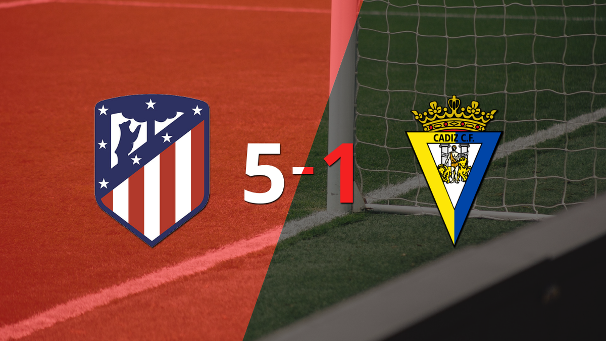 Cádiz lost to Atlético de Madrid with two goals from Antoine Griezmann