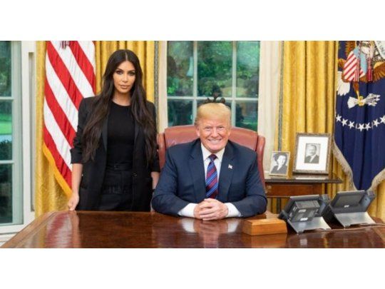 Kim Kardashian y Donald Trump