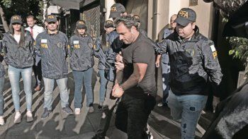 traslado. Isidro Bounine fue trasladado ayer a los tribunales de Comodoro Py.