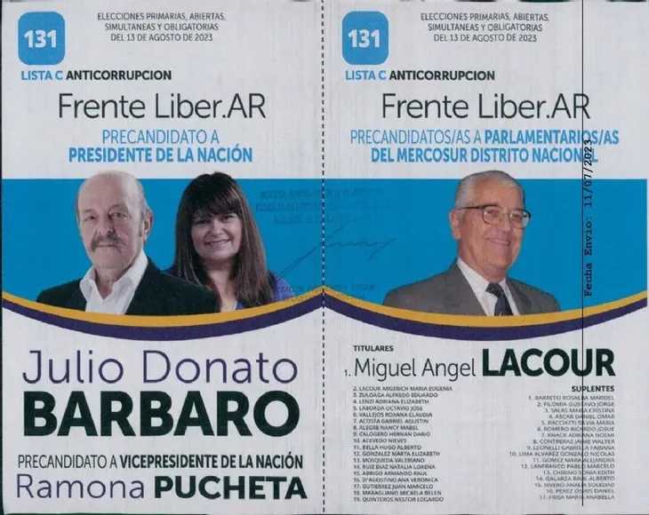 La bolesta de Julio Bárbaro para las elecciones 2023.
