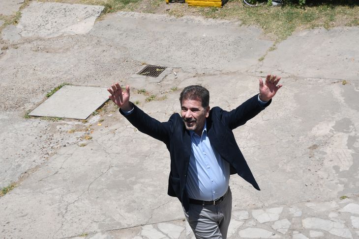 Cristian Ritondo llegando a la reunión de Juntos por el Cambio. Cristian Ritondo llegando a la reunión de Juntos por el Cambio.