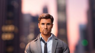 Lionel Messi en versión Barbie