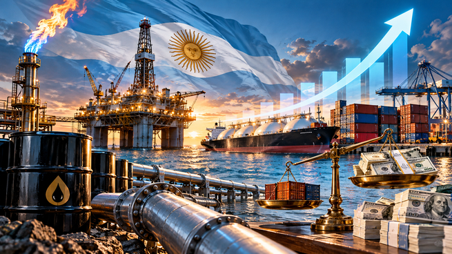Las exportaciones de combustibles y energía aumentaron u$s840 millones respecto del mismo mes de 2025, hasta alcanzar los u$s1.781 millones.