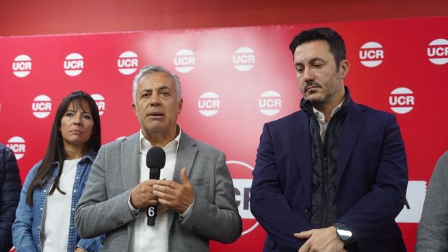 Alfredo Cornejo y Luis Petri, juntos en Mendoza.