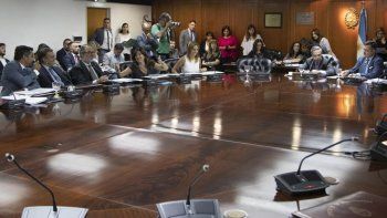 Reunión de la comisión de Acusación y Disciplina del Consejo de la Magistratura.