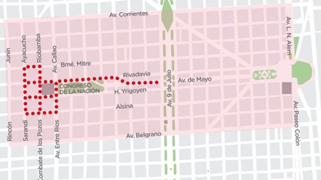 Apertura de sesiones ordinarias: cómo serán los cortes en el centro porteño